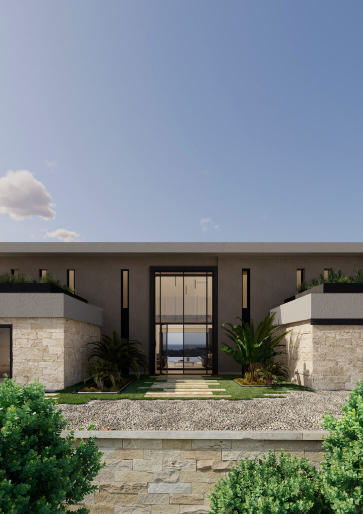Modlisation 3D d'une villa à Mougins