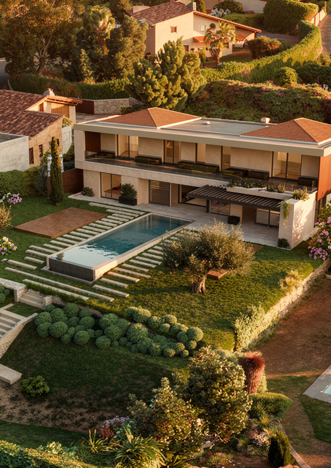 Modlisation 3D d'une villa à Mougins